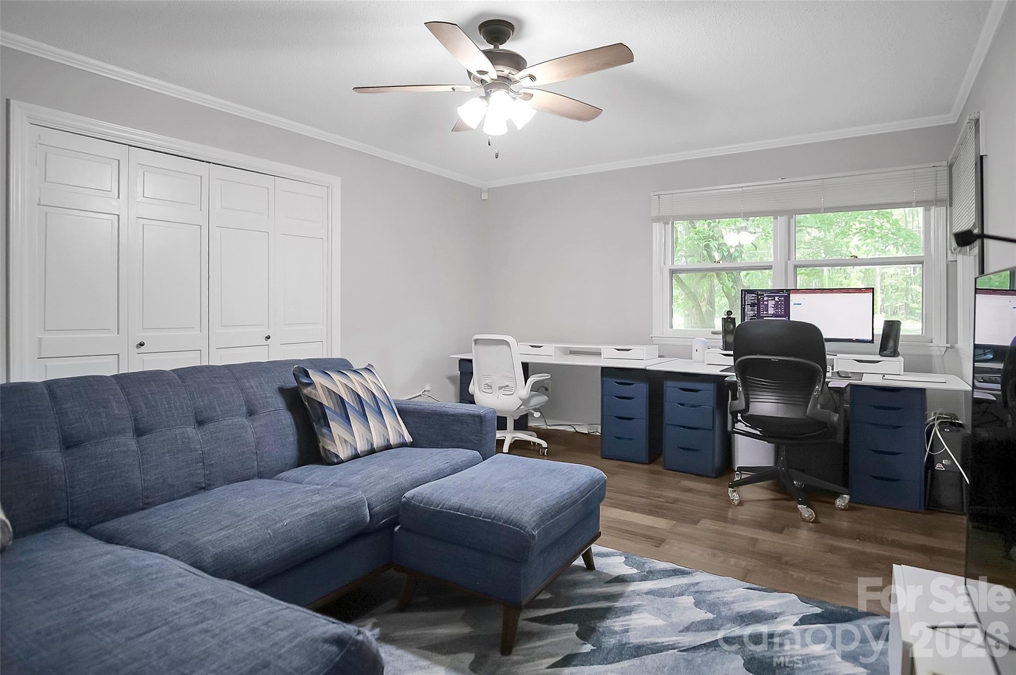 808 Old Mt Holly Road Stanley, NC 28164 - Photo 19 of 48 a living room with furniture and a large window