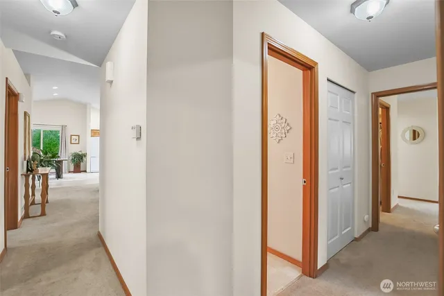 a room with furniture and a window