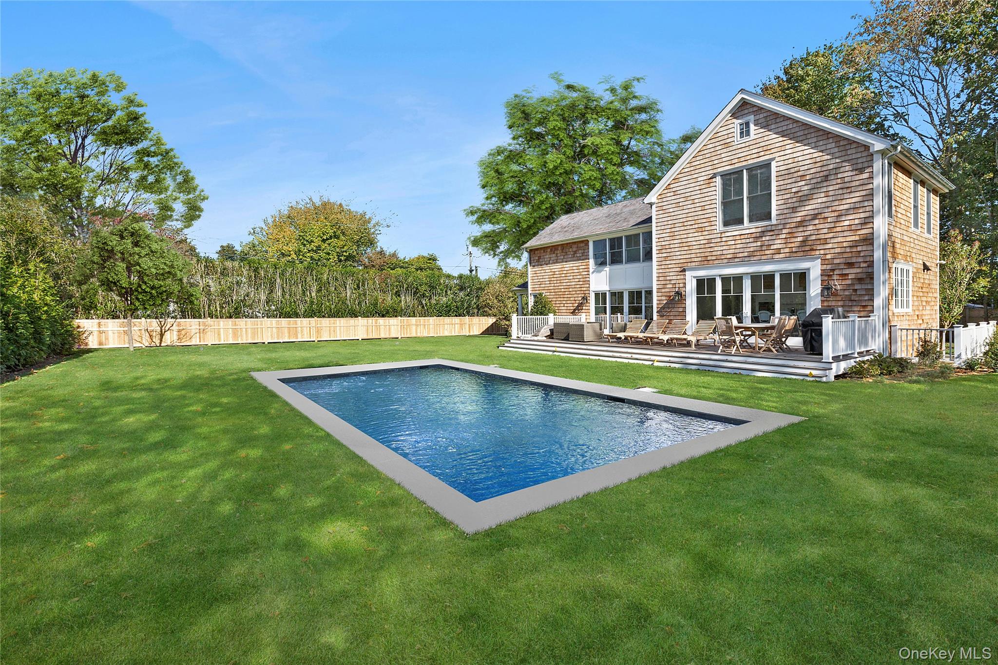 a view of a house with a big yard
