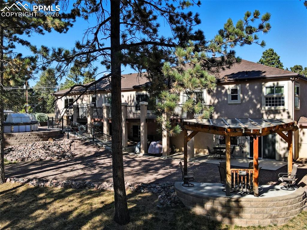 12855 Murphy Road Elbert, CO 80106 - Photo 3 of 50 a view of a chairs and tables in the patio