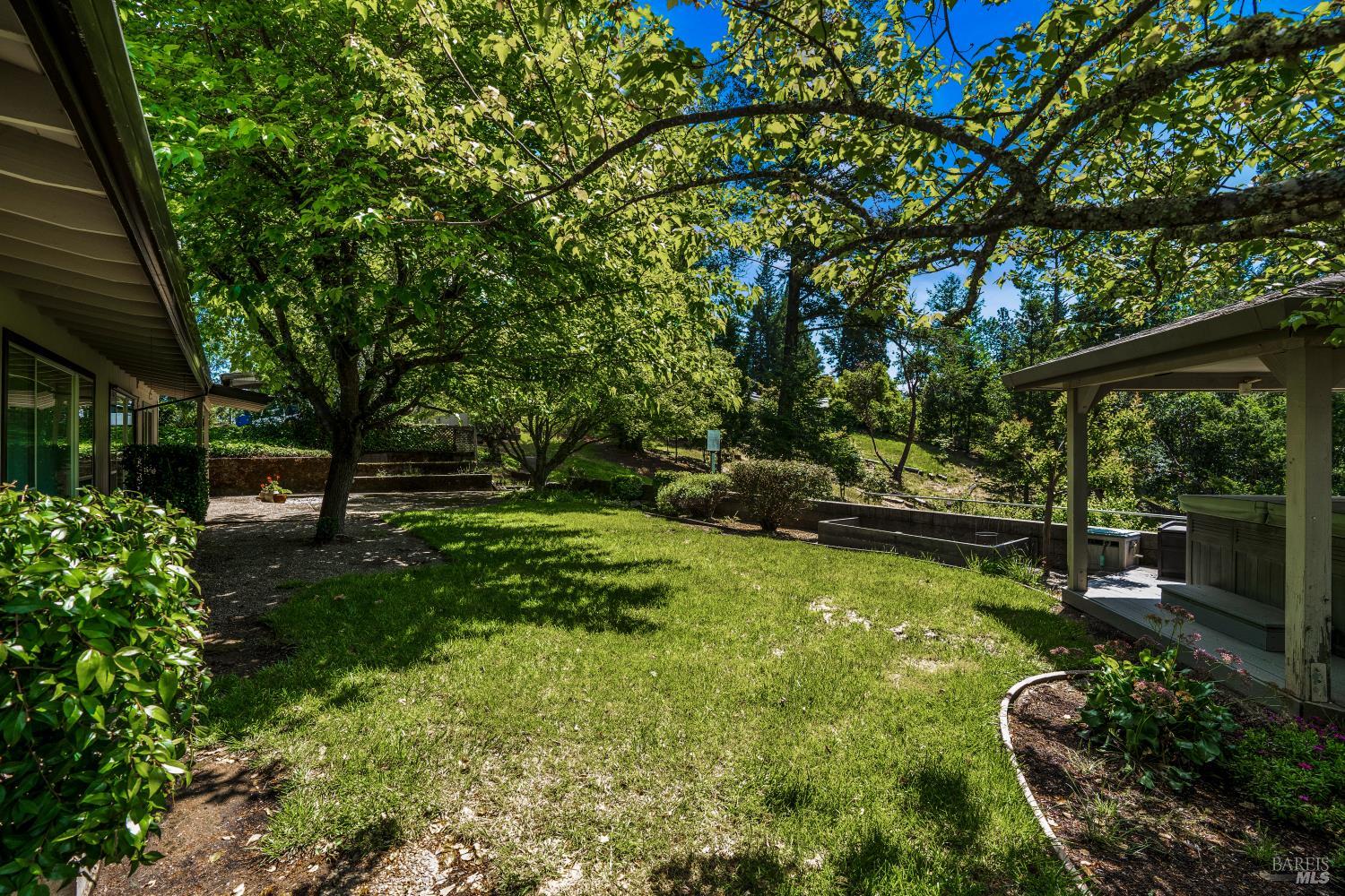 625-629 Hill Road Angwin, CA 94508 - Photo 61 of 64 a view of backyard with swimming pool