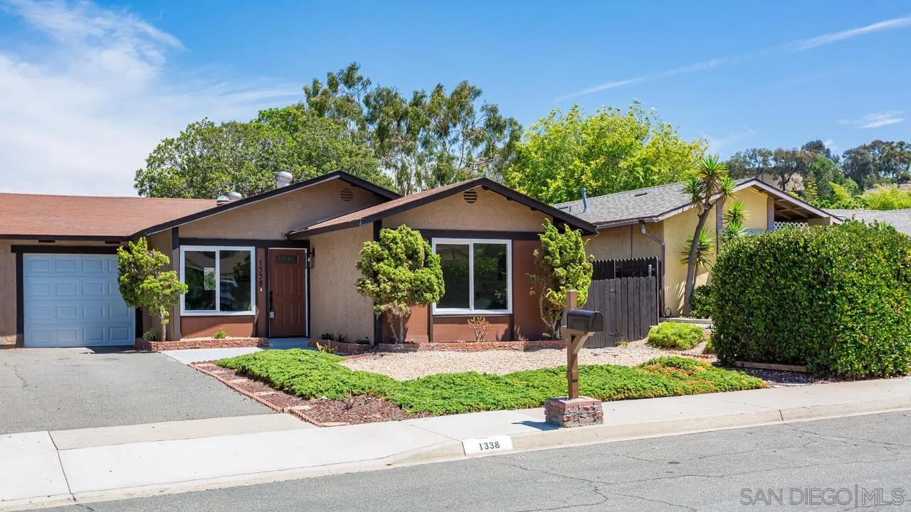 1338 Panorama Ridge Road Oceanside, CA 92056 - Photo 2 of 25 a front view of a house with garden
