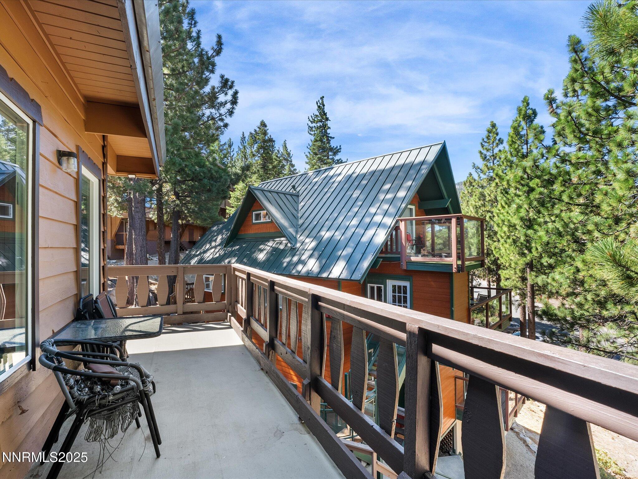 259 Tramway Drive, Unit 4 Stateline, NV 89449 - Photo 21 of 33 a view of balcony with furniture