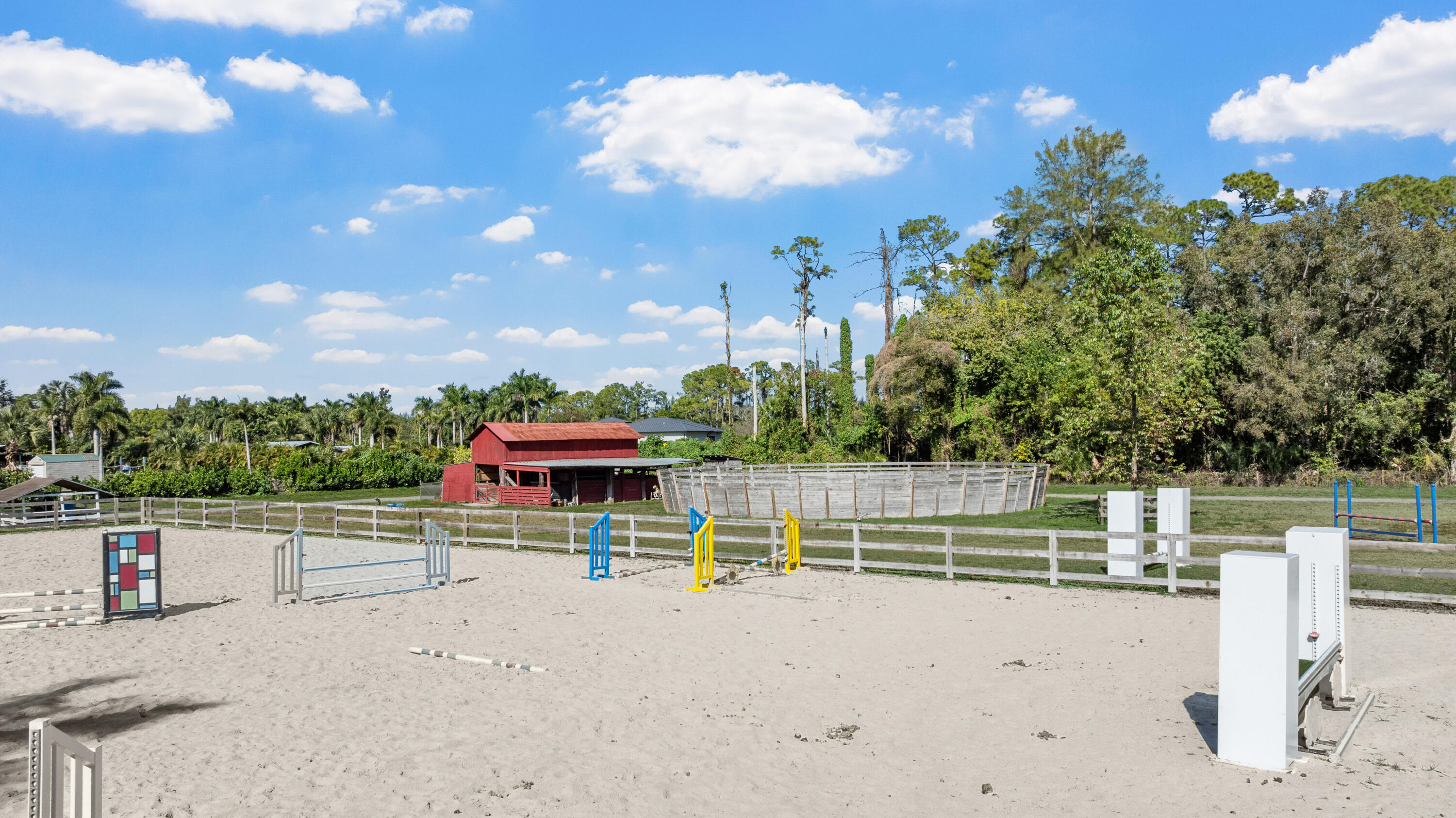 1068 D Road Loxahatchee, FL 33470 - Photo 9 of 73 a view of yard with swimming pool and seating