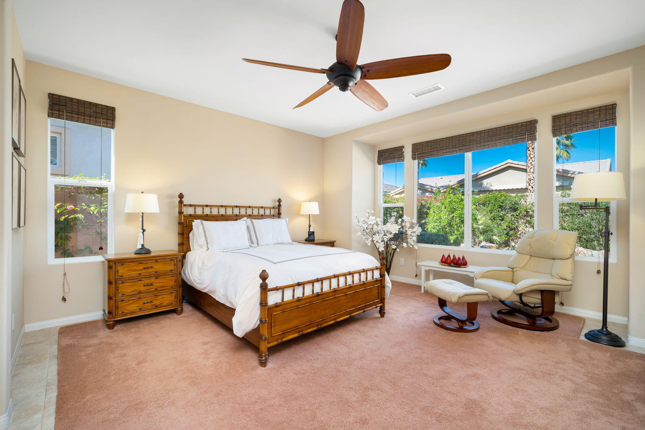 81820 Rustic Canyon Drive La Quinta, CA 92253 - Photo 20 of 85 a bed room with a bed and a large window