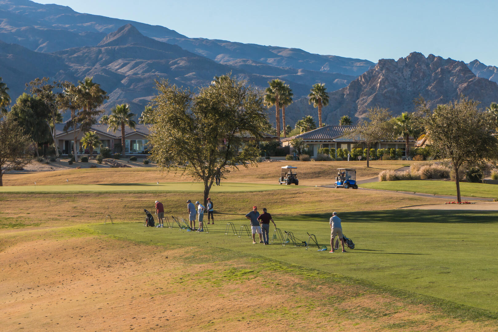 81820 Rustic Canyon Drive La Quinta, CA 92253 - Photo 81 of 85 a view of a town with mountains in the background