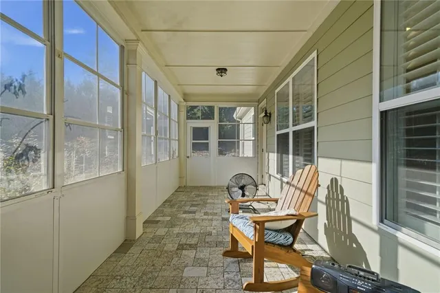 a view of house with patio
