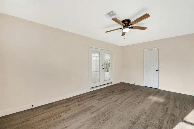 a view of an empty room