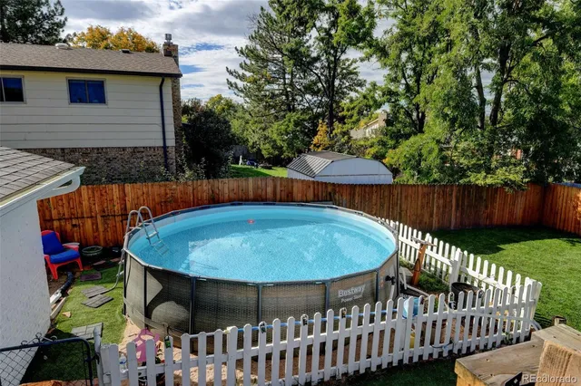 a view of outdoor space and seating area