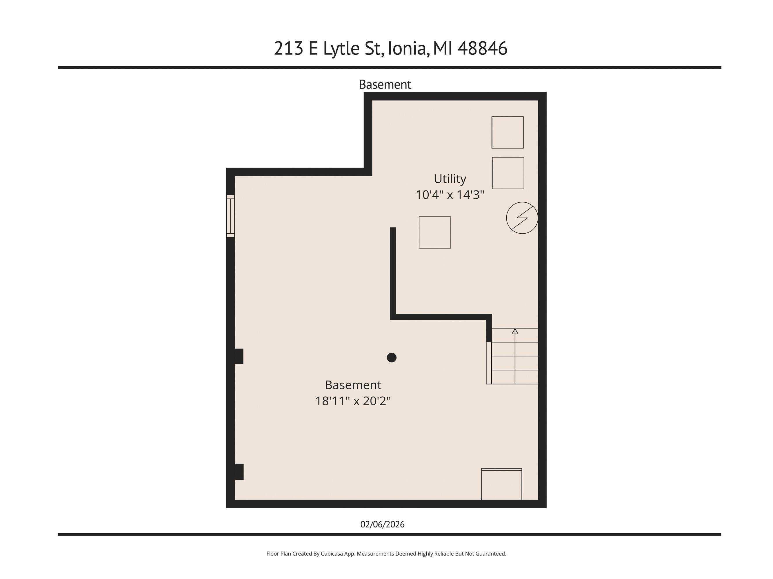 213 East Lytle Street Ionia, MI 48846 - Photo 30 of 33 1-213 E Lytle St Floorplan-1