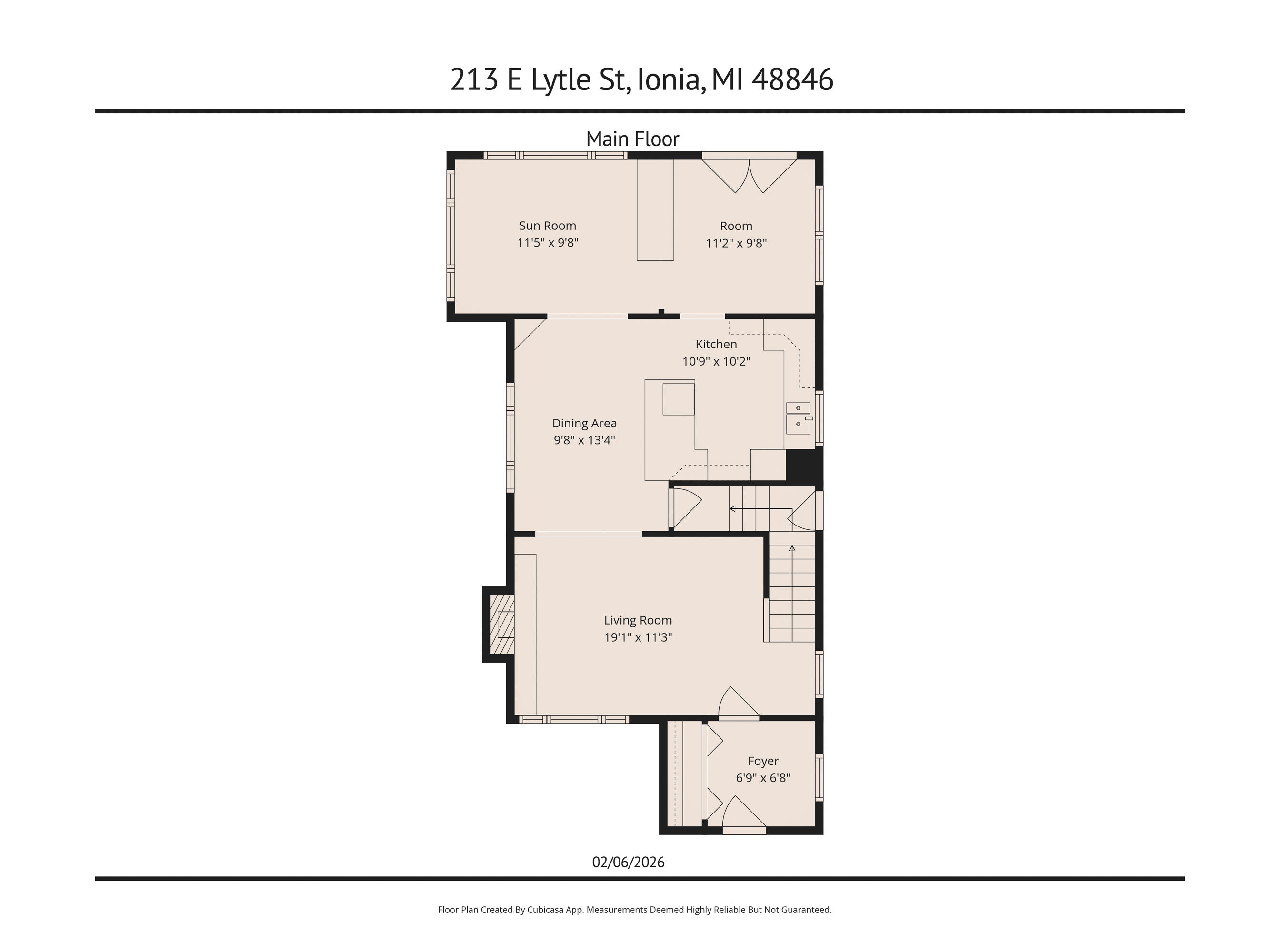 213 East Lytle Street Ionia, MI 48846 - Photo 32 of 33 3-213 E Lytle St Floorplan-2