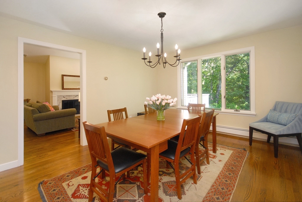 12 South Meadow Ridge, Unit 12 Concord, MA 01742 - Photo 14 of 38 a view of a dining room with furniture window and wooden floor