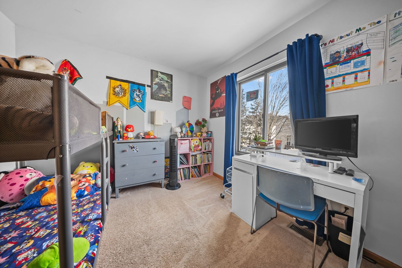 1960 Tuscany Lane Romeoville, IL 60446 - Photo 13 of 24 a view of a workspace with furniture and toys