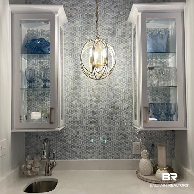 32937 River Road Orange Beach, AL 36561 - Photo 10 of 42 Bathroom with tasteful backsplash and sink