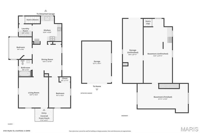 $105,000 | 616 East Ryder Street, Litchfield, IL 62056