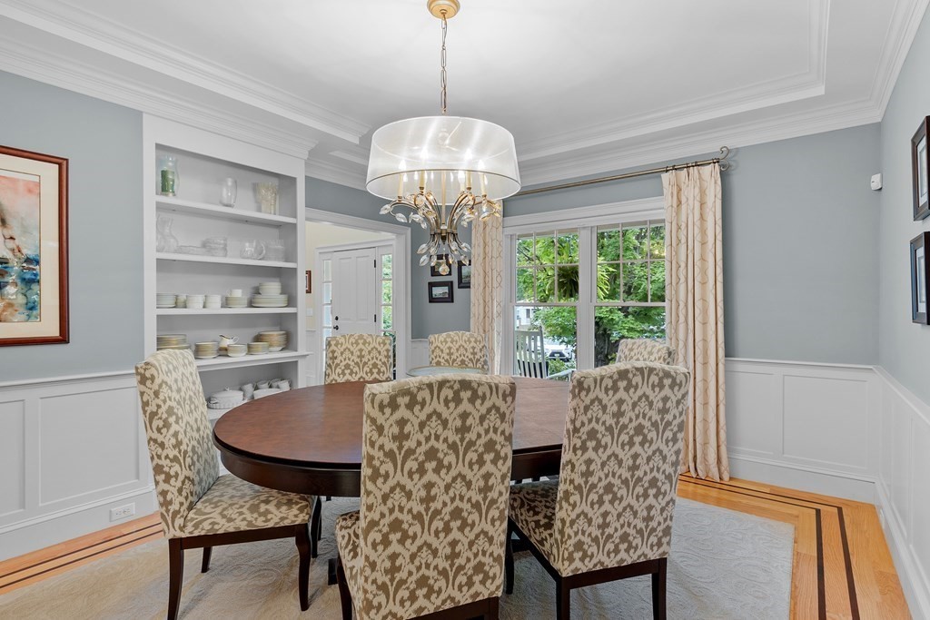 10 Parker Road Bedford, MA 01730 - Photo 11 of 38 a view of a dining room with furniture window and outside view