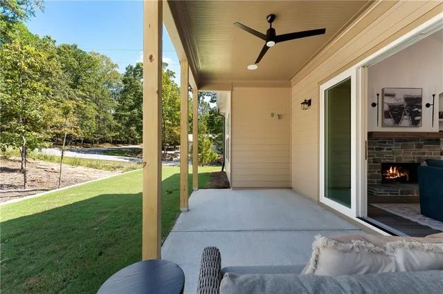 a view of an outdoor space and porch
