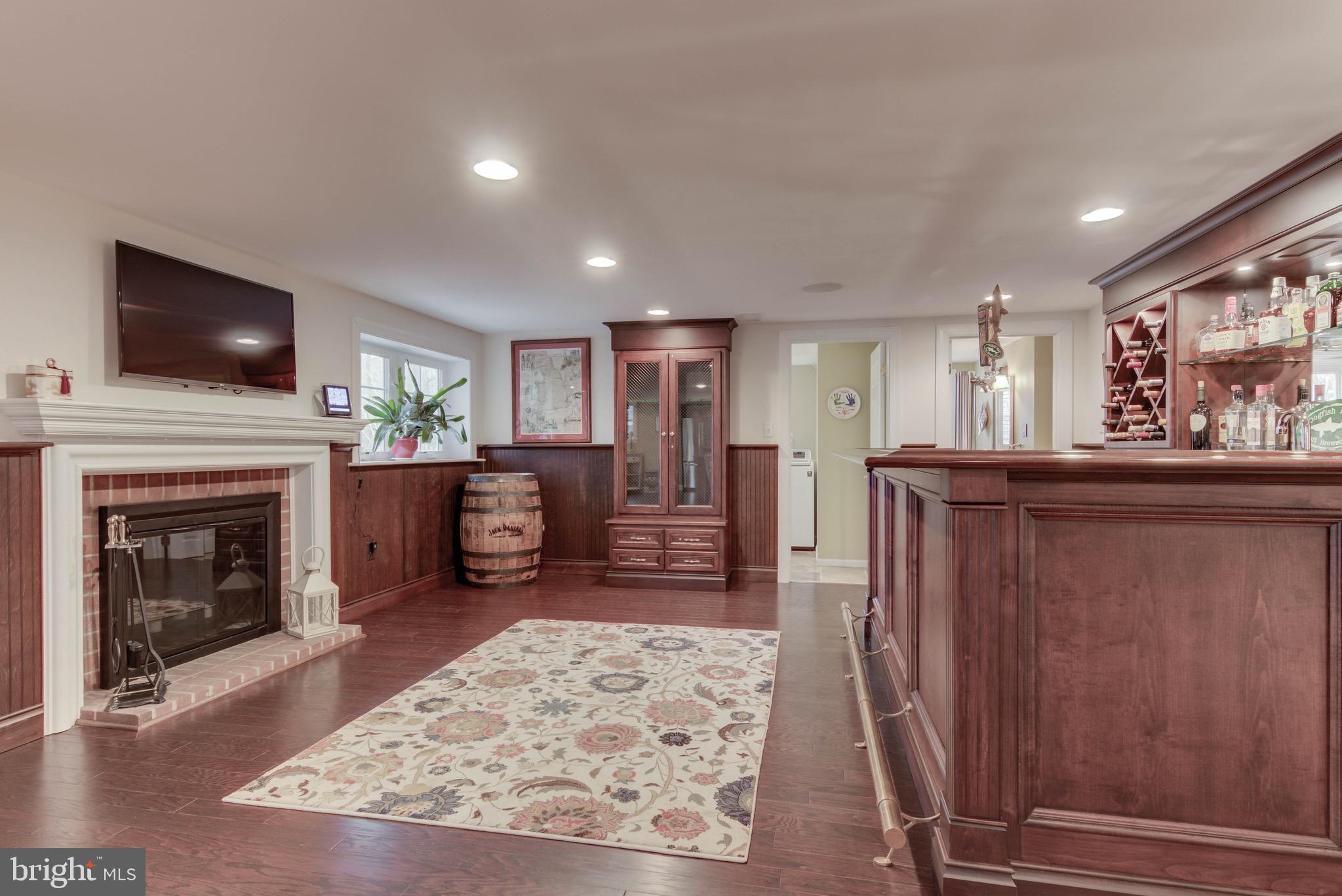362 Old State Road Berwyn, PA 19312 - Photo 13 of 45 Bar/Entertaining room with fireplace