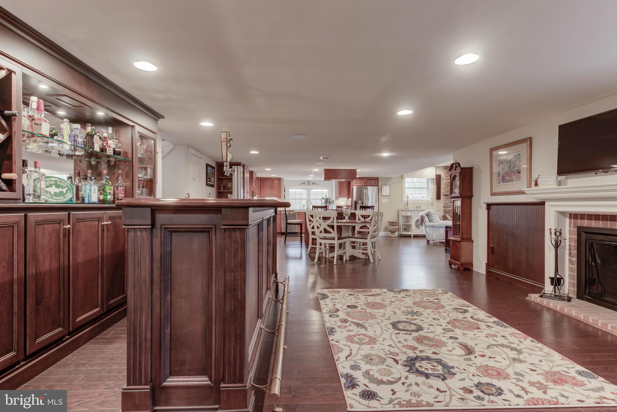 362 Old State Road Berwyn, PA 19312 - Photo 14 of 45 Gorgeous cherry bar (seller can remove if needed)