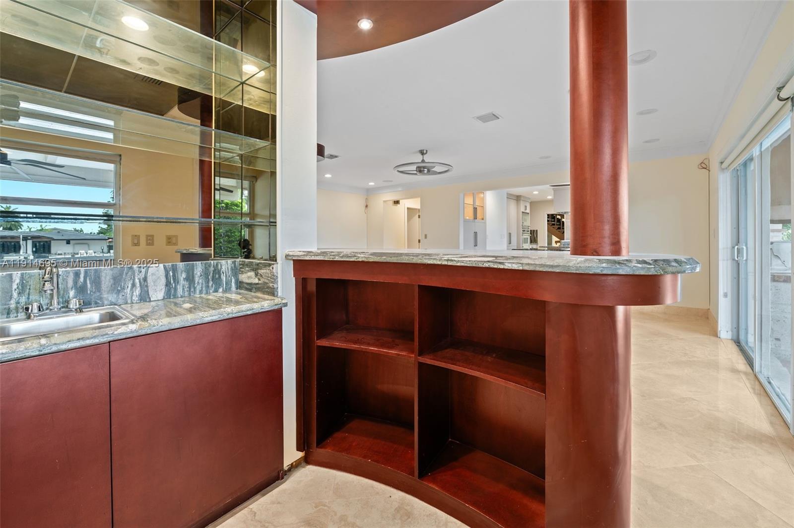 2015 Northeast 120th Road North Miami, FL 33181 - Photo 26 of 67 WET BAR OFF FAMILY RM THEATRE