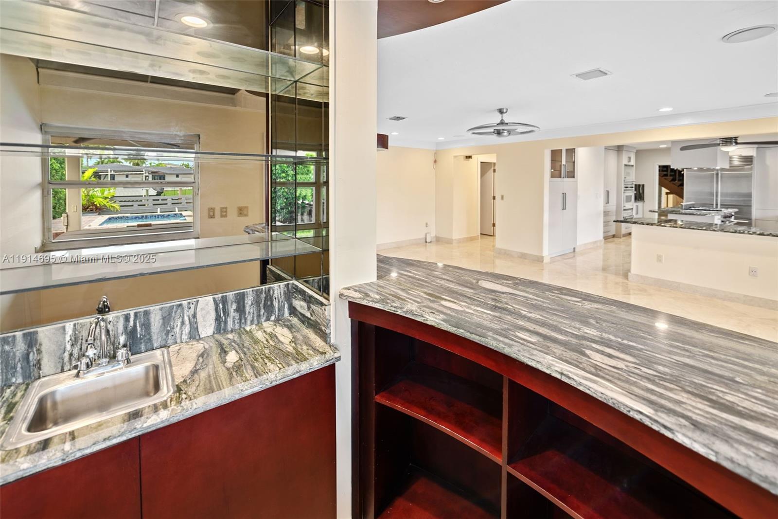 2015 Northeast 120th Road North Miami, FL 33181 - Photo 27 of 67 WET BAR OFF FAMILY RM THEATRE