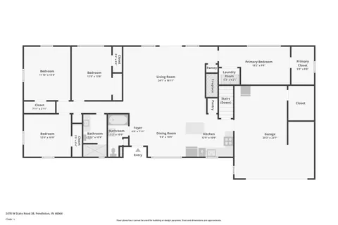 $440,000 | 2478 West State Road 38, Pendleton, IN 46064