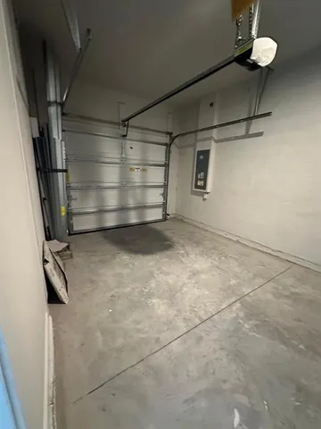 a view of a room with an empty space