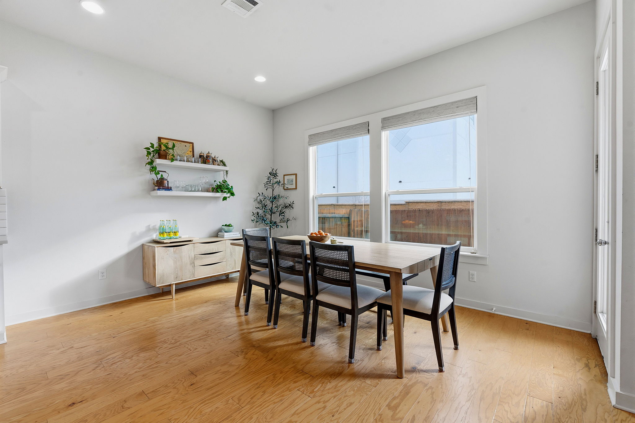 900 Old Mill Road, Unit 46 Cedar Park, TX 78613 - Photo 5 of 30 Dining room with light wood-style flooring and recessed lighting