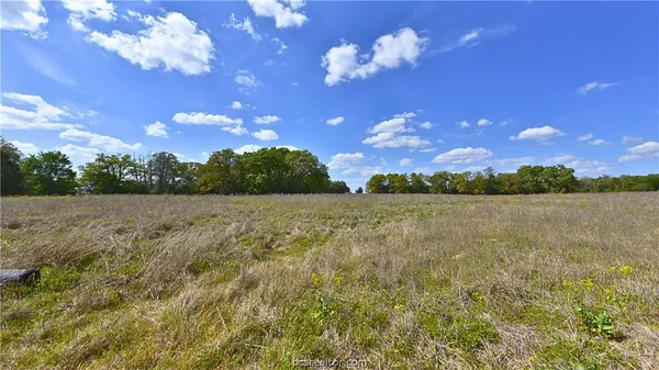 a view of a lake with houses in the background