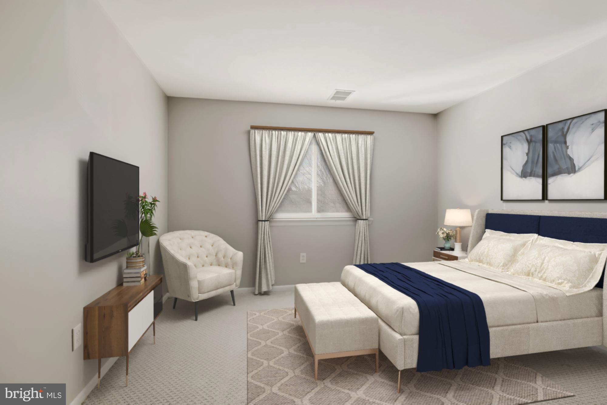 3356 Hewitt Avenue, Unit 202 Silver Spring, MD 20906 - Photo 37 of 49 Master Bedroom Staged