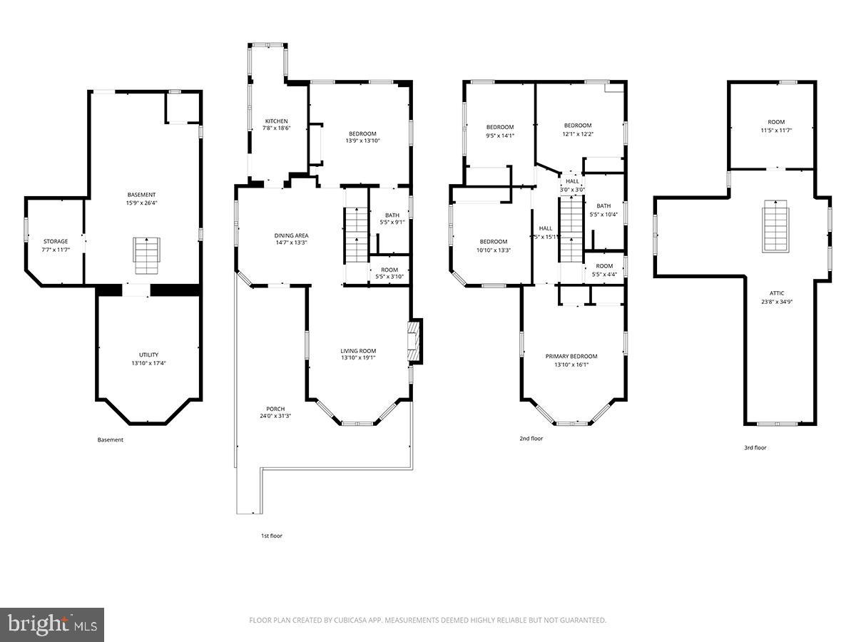236 South Wyomissing Avenue Reading, PA 19607 - Photo 60 of 60 Floorplan - All Floors