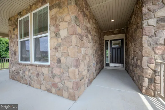 a view of front door of house