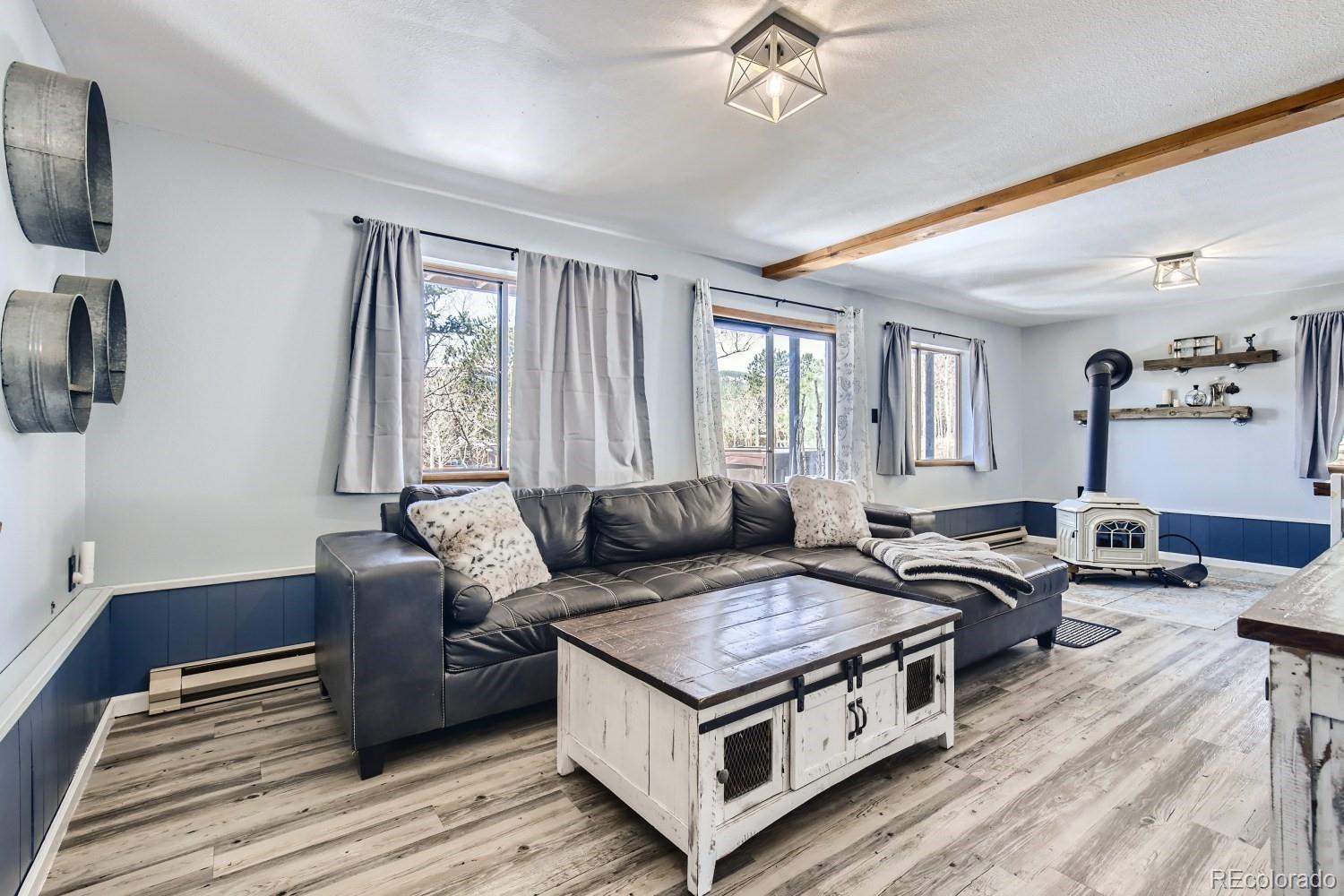 44 Bandit Lane Bailey, CO 80421 - Photo 6 of 30 a living room with furniture and a window