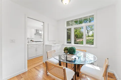 a living room with furniture and window
