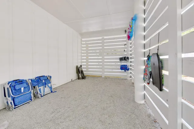 a view of storage and utility room