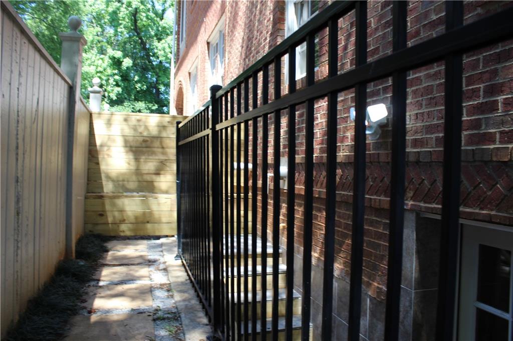 1124 Center Street Northwest Atlanta, GA 30318 - Photo 18 of 20 a view of wooden balcony