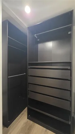 a view of walk in closet