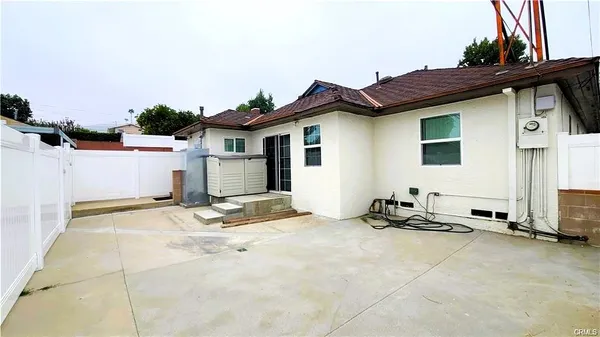 a view of a house with patio
