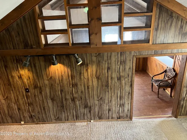 a balcony view with a outdoor seating space