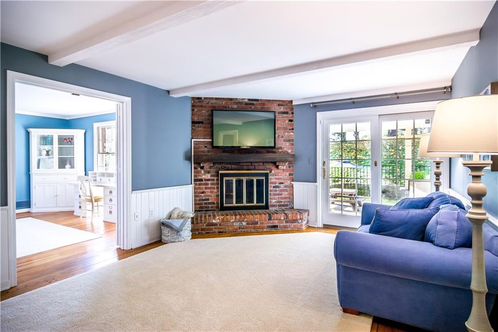 2332 Mill Grove Road Pittsburgh, PA 15241 - Photo 5 of 25 Cozy up in this family room with beams, brick & wainscoting!
