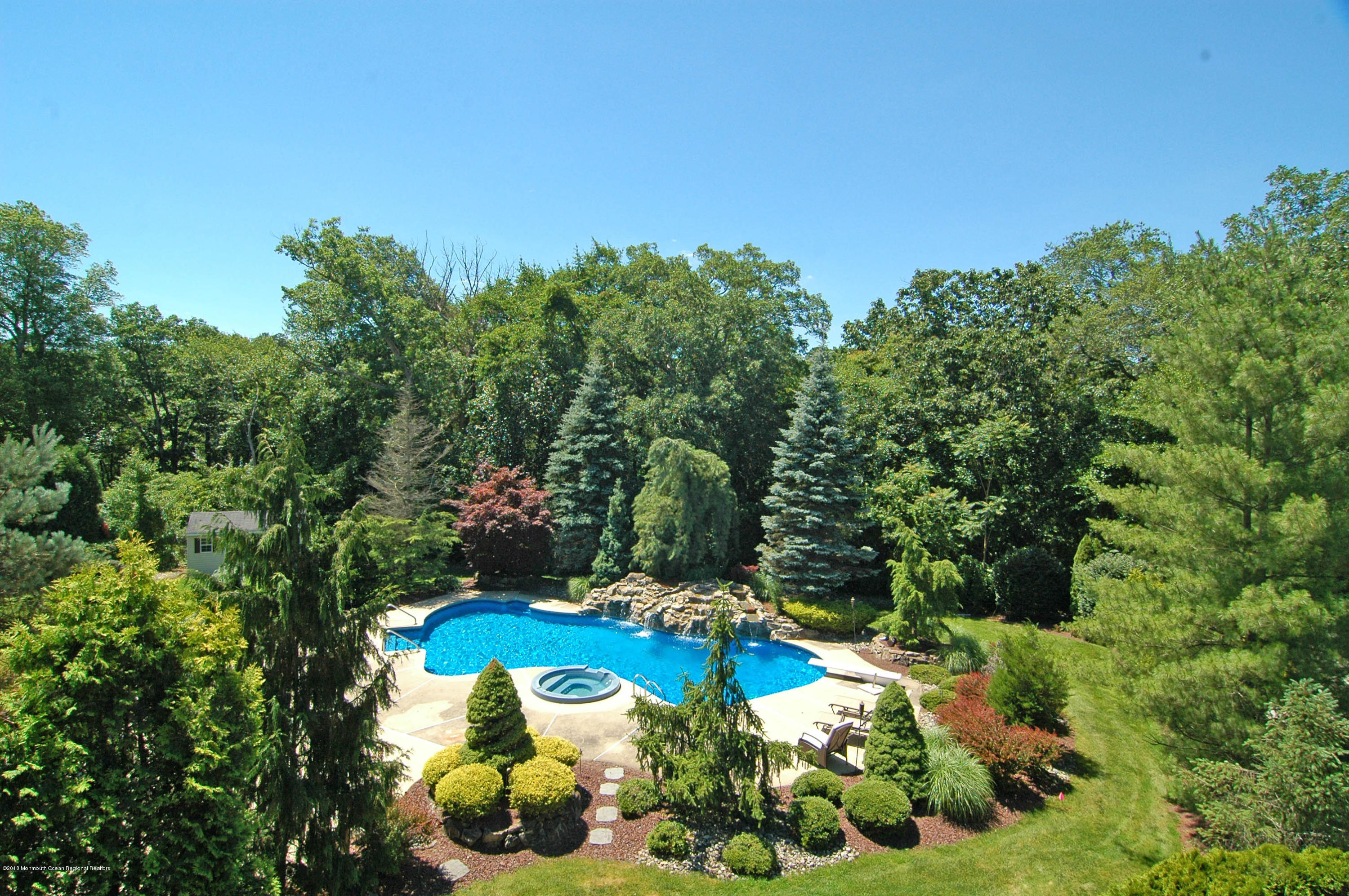 76 Mill Pond Road Jackson, NJ 08527 - Photo 22 of 23 a view of a painting of a tree with a yard