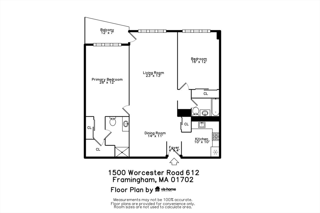 1500 Worcester Road, Unit 612 Framingham, MA 01702 - Photo 17 of 17 a picture of a floor plan