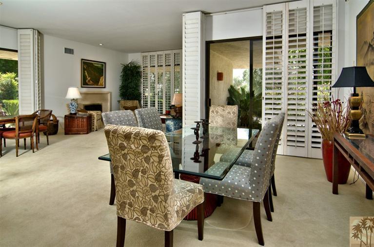 9 Seton Court Rancho Mirage, CA 92270 - Photo 17 of 42 a view of a dining room with furniture