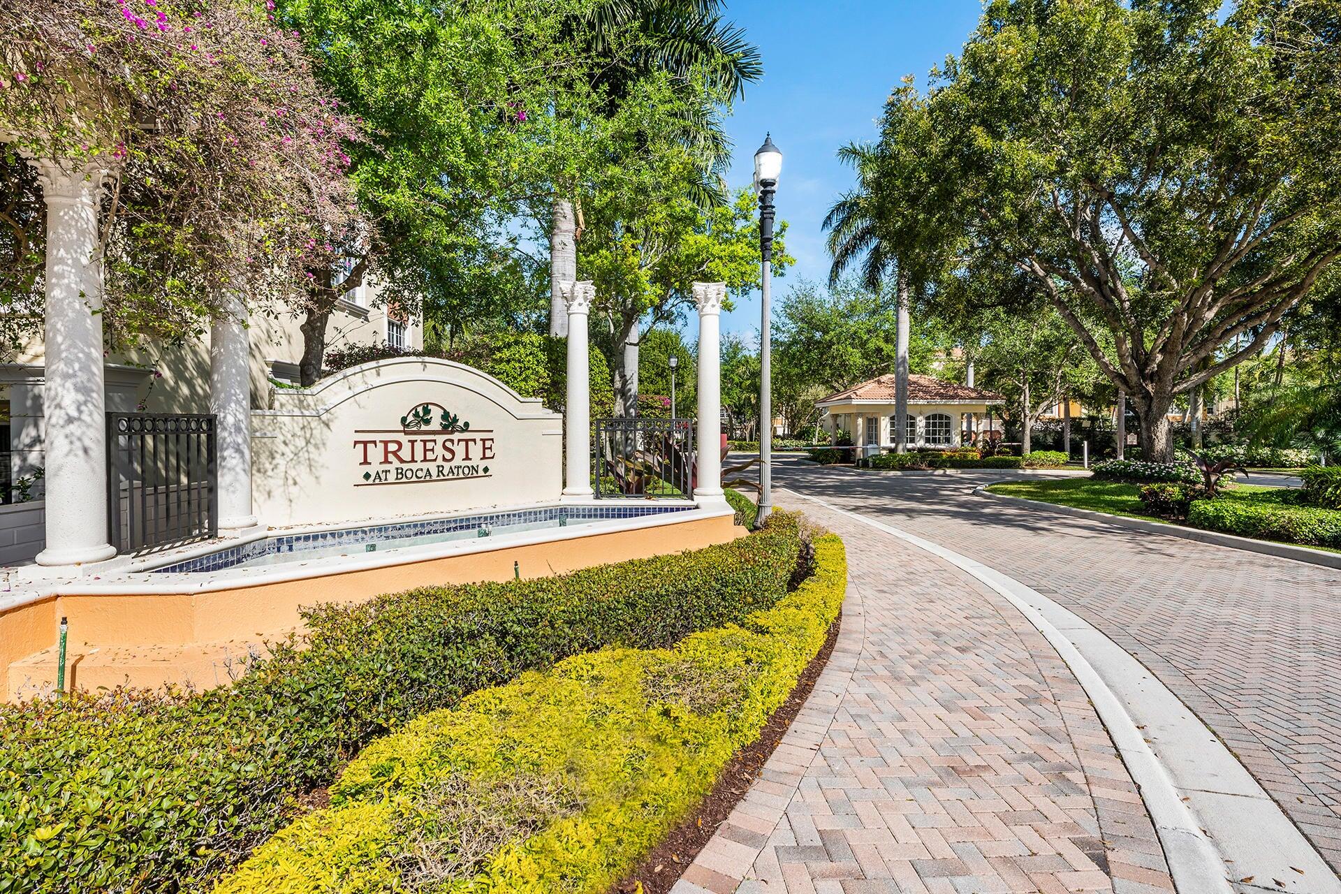 5580 Northeast Trieste Terrace Boca Raton, FL 33487 - Photo 32 of 33 Trieste Entrance