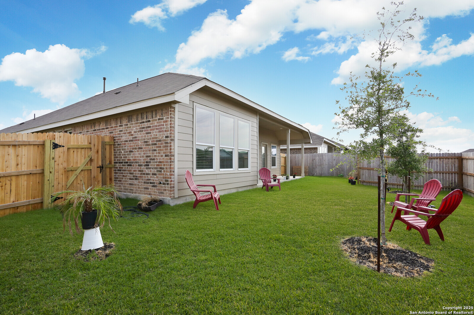 5798 Luciano Ridge Seguin, TX 78155 - Photo 28 of 36 a front view of a house with garden