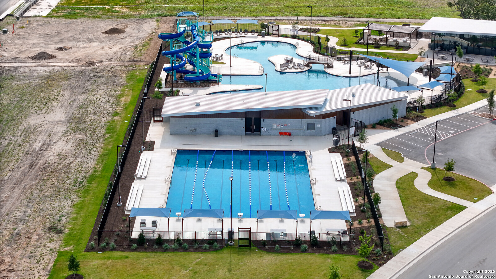 5798 Luciano Ridge Seguin, TX 78155 - Photo 29 of 36 a view of a house with a swimming pool