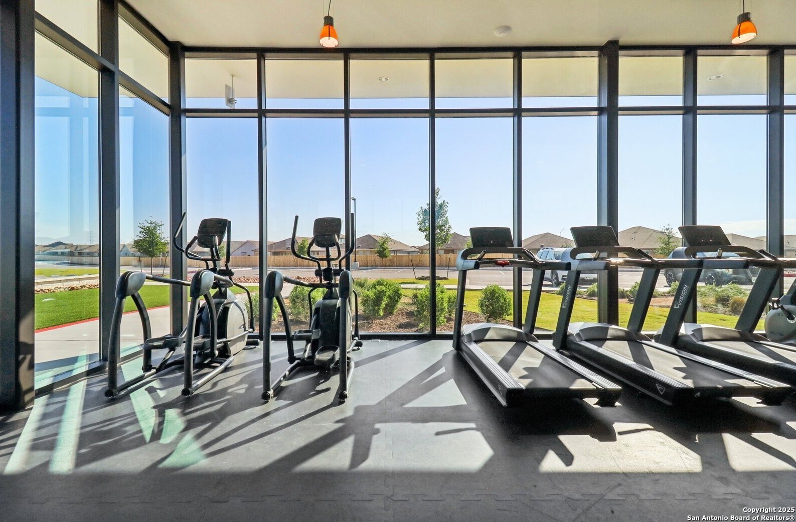 5798 Luciano Ridge Seguin, TX 78155 - Photo 34 of 36 a living room with large windows