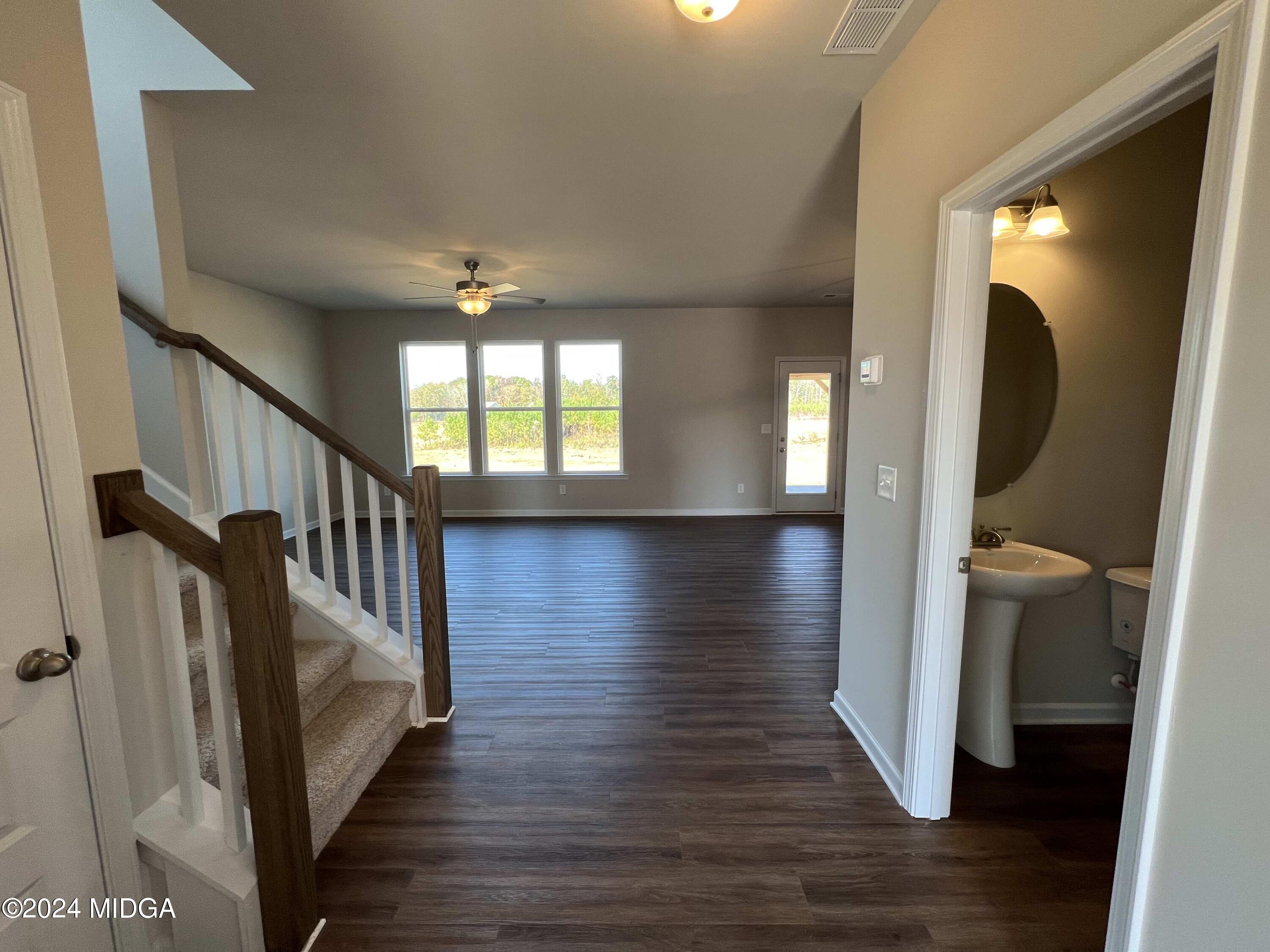 183 Sanders Road Macon, GA 31210 - Photo 2 of 44 a view of entryway and hall with wooden floor
