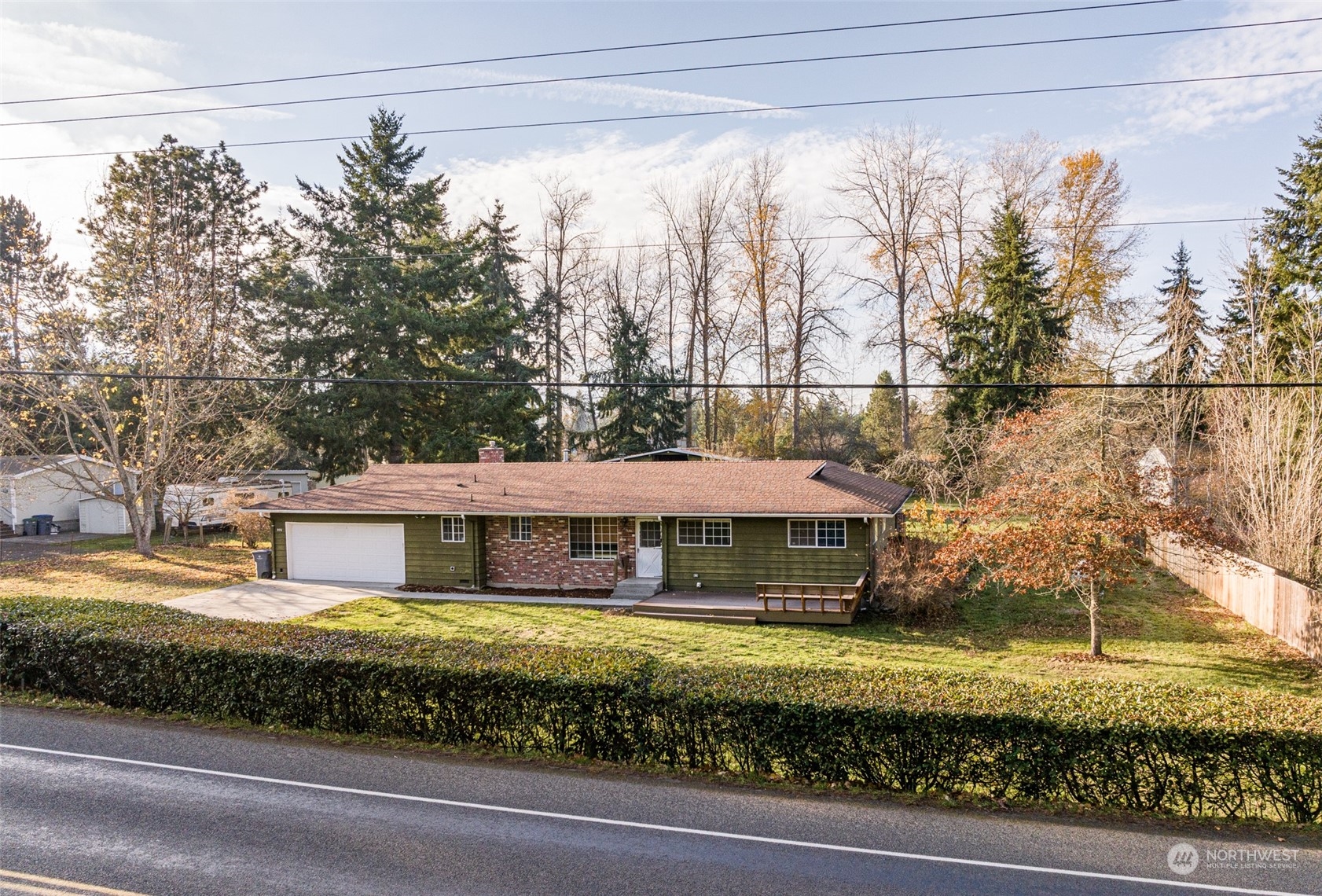 970 River Road Sequim, WA 98382 - Photo 38 of 40 a front view of a house with a yard