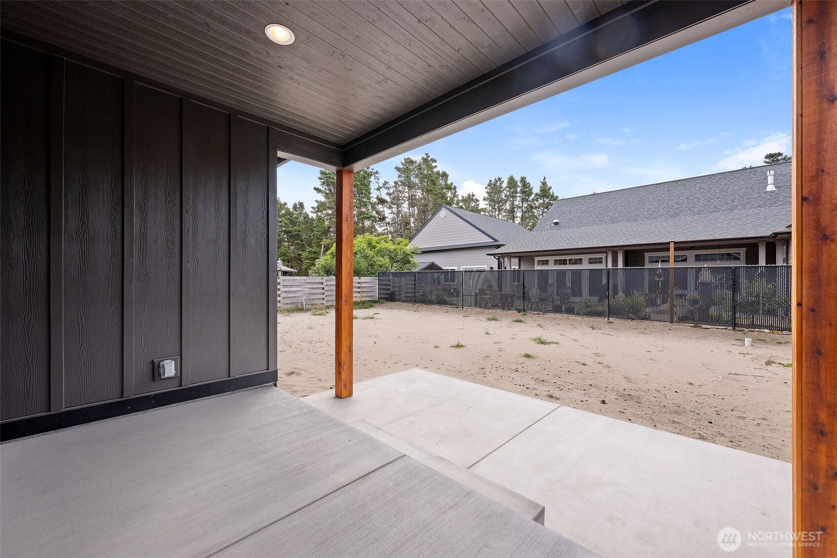 1306 195th Street Long Beach, WA 98631 - Photo 21 of 24 a view of backyard with cabin
